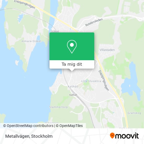 Metallvägen karta