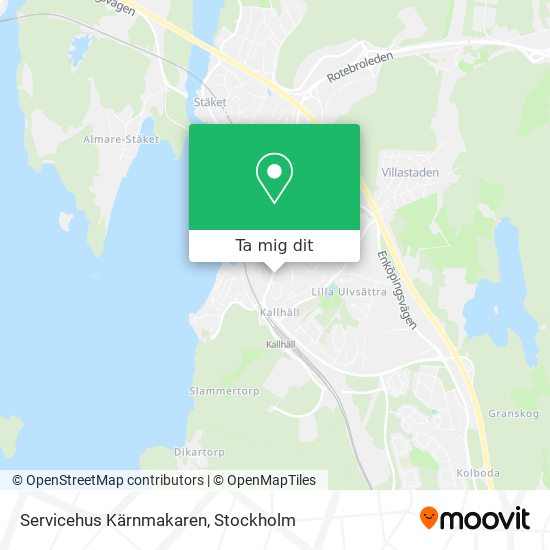 Servicehus Kärnmakaren karta