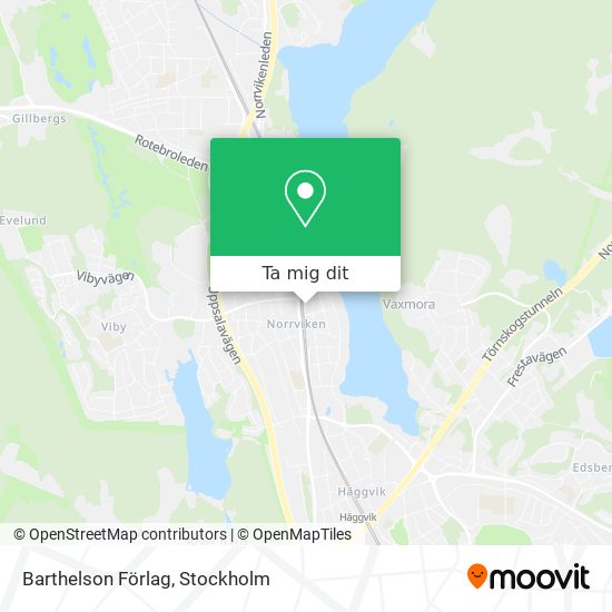 Barthelson Förlag karta