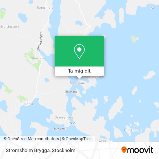 Strömsholm Brygga karta