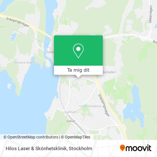 Hilos Laser & Skönhetsklinik karta