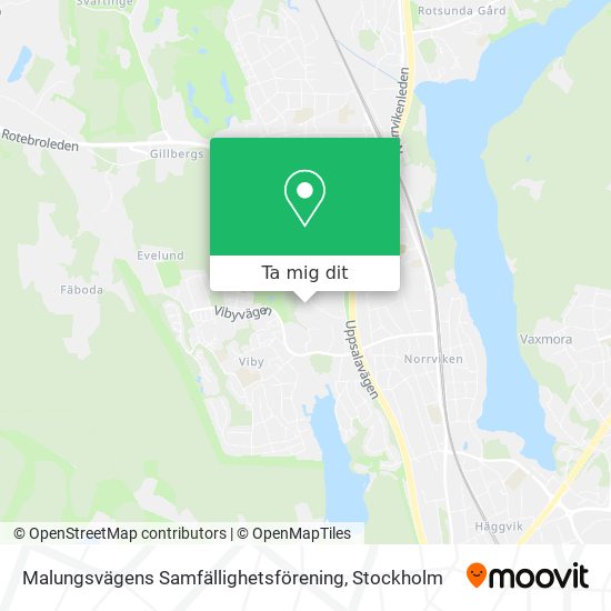 Malungsvägens Samfällighetsförening karta