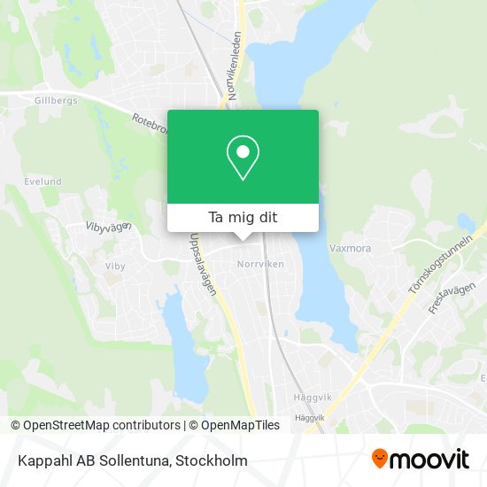 Kappahl AB Sollentuna karta