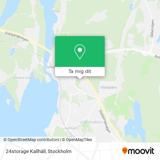 24storage Kallhäll karta