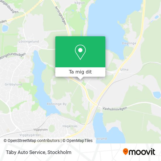 Täby Auto Service karta