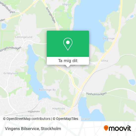 Vingens Bilservice karta