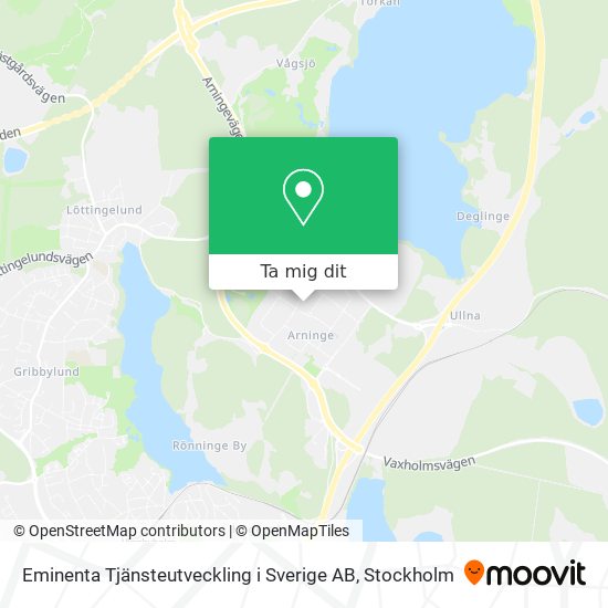 Eminenta Tjänsteutveckling i Sverige AB karta