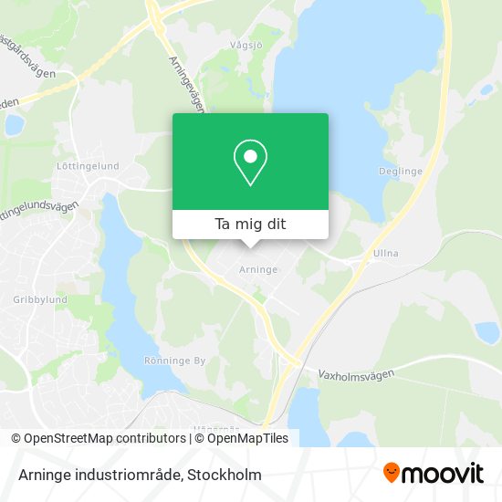 Arninge industriområde karta