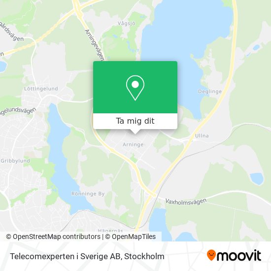 Telecomexperten i Sverige AB karta