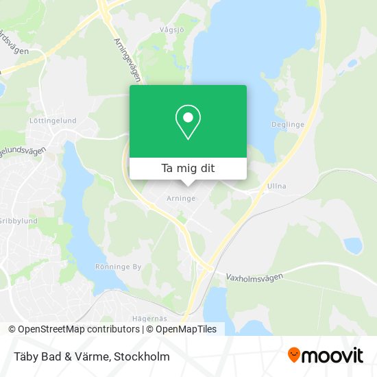 Täby Bad & Värme karta