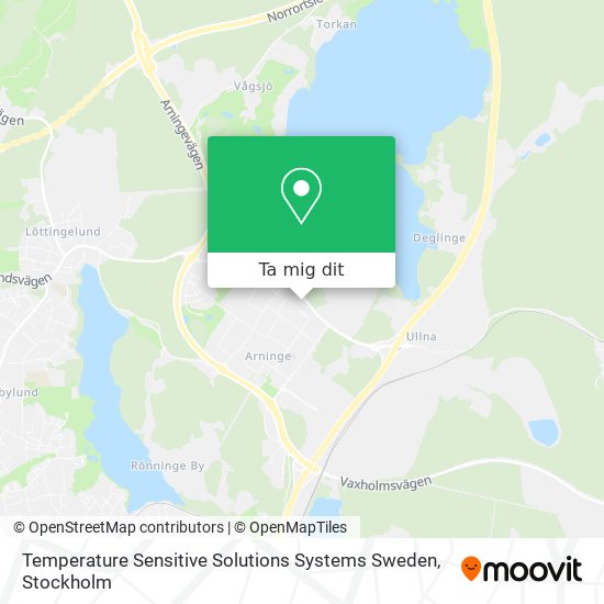 Temperature Sensitive Solutions Systems Sweden karta