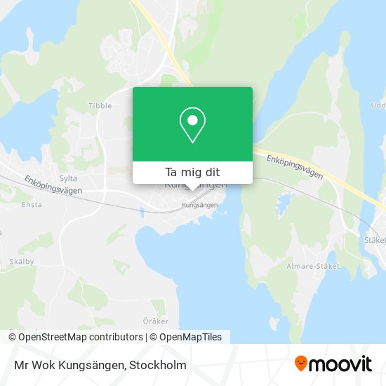 Mr Wok Kungsängen karta