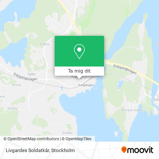 Livgardes Soldatkår karta