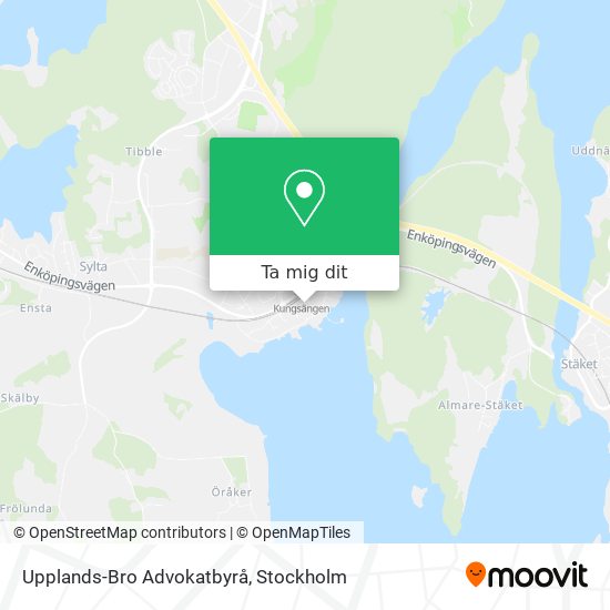 Upplands-Bro Advokatbyrå karta