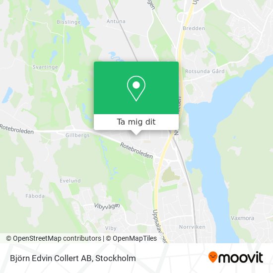 Björn Edvin Collert AB karta
