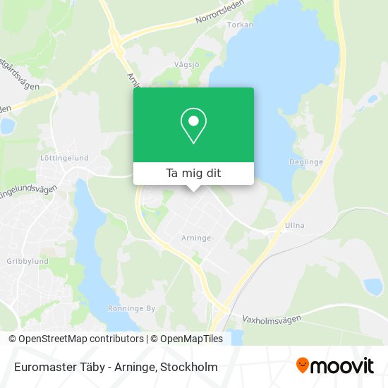 Euromaster Täby - Arninge karta