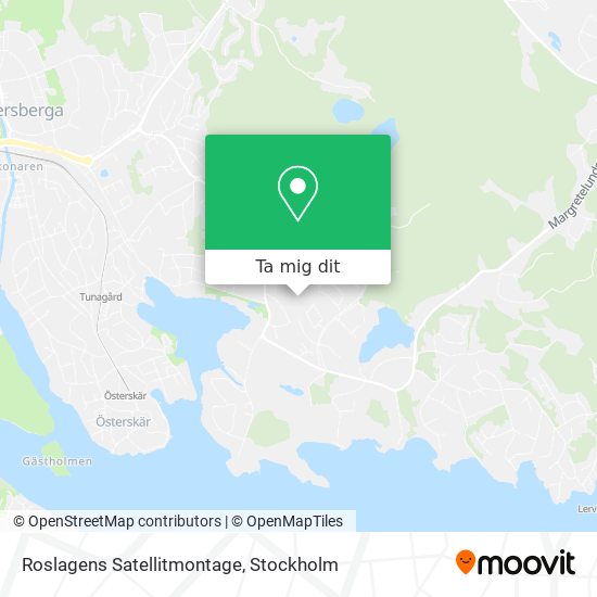 Roslagens Satellitmontage karta