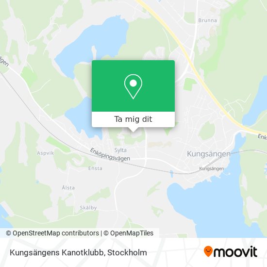 Kungsängens Kanotklubb karta