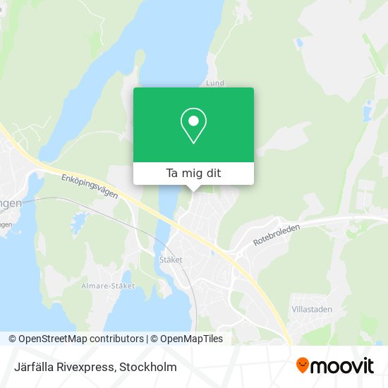 Järfälla Rivexpress karta