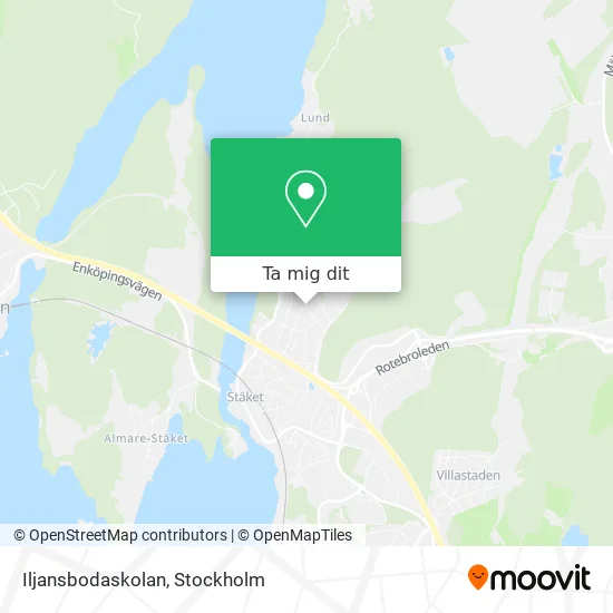 Iljansbodaskolan karta