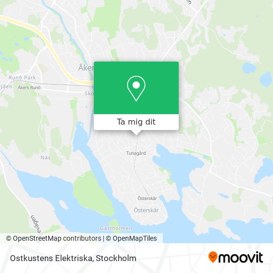 Ostkustens Elektriska karta