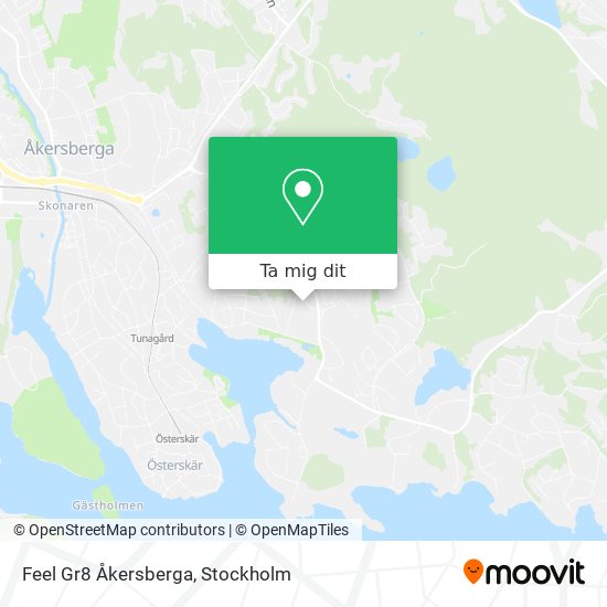 Feel Gr8 Åkersberga karta