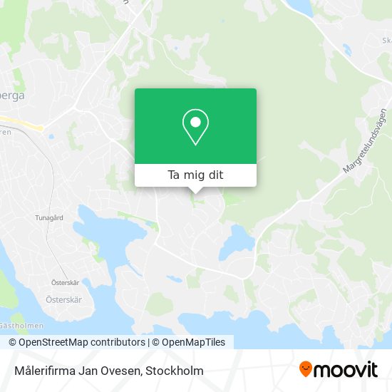 Målerifirma Jan Ovesen karta