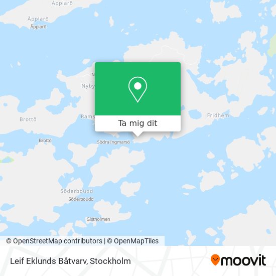 Leif Eklunds Båtvarv karta