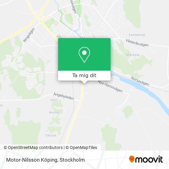 Motor-Nilsson Köping karta