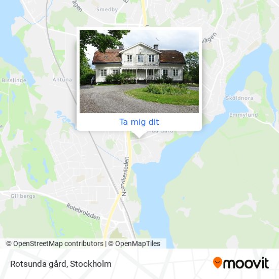 Rotsunda gård karta