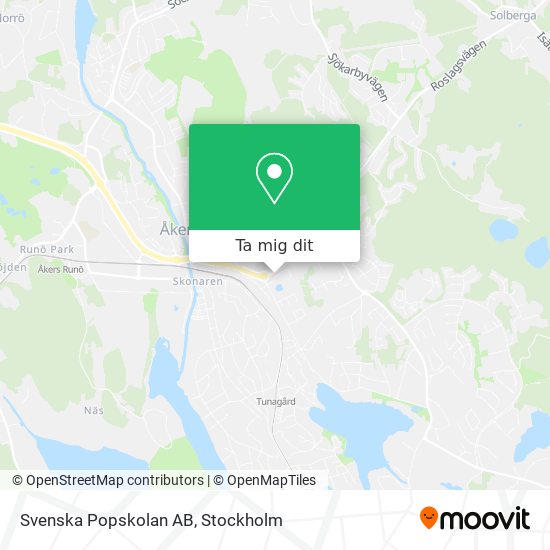 Svenska Popskolan AB karta