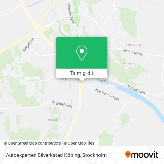 Autoexperten Bilverkstad Köping karta