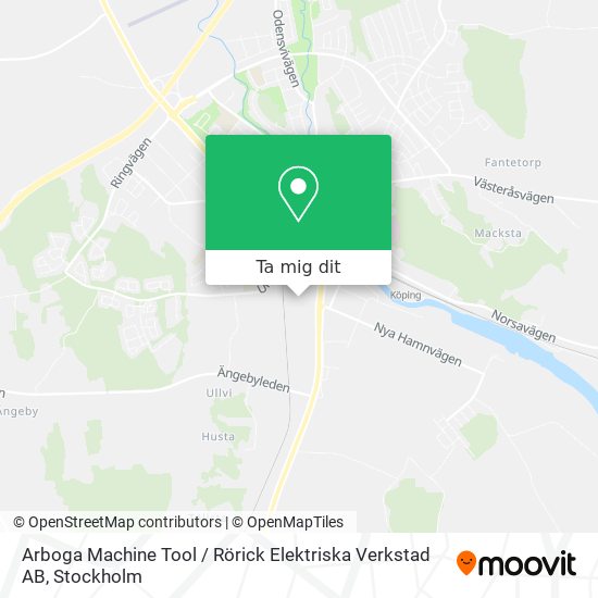 Arboga Machine Tool / Rörick Elektriska Verkstad AB karta