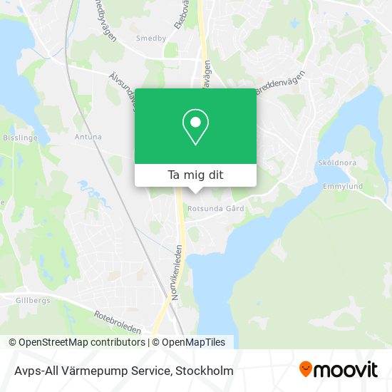 Avps-All Värmepump Service karta