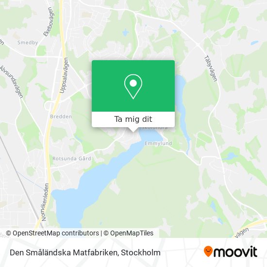 Den Småländska Matfabriken karta