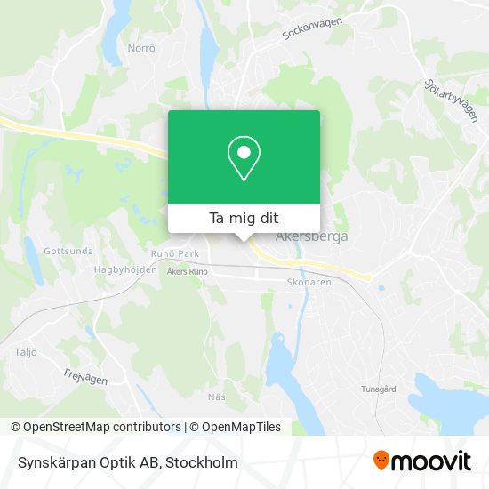 Synskärpan Optik AB karta