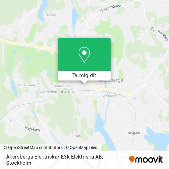 Åkersberga Elektriska/ E3k Elektriska AB karta