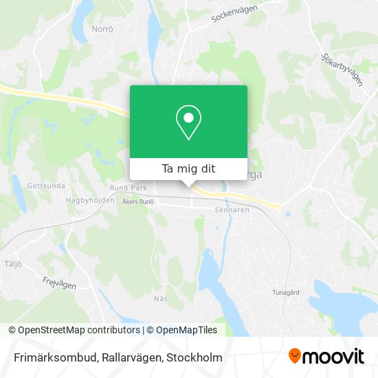 Frimärksombud, Rallarvägen karta