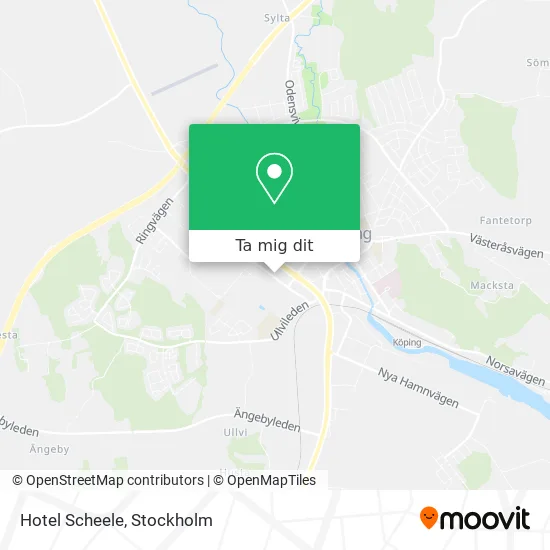 Hotel Scheele karta