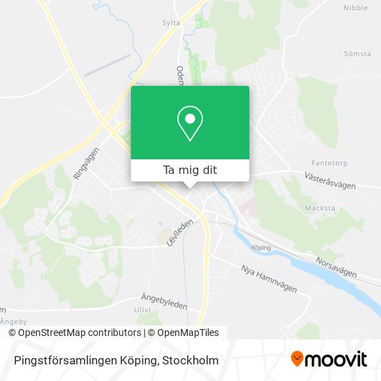 Pingstförsamlingen Köping karta