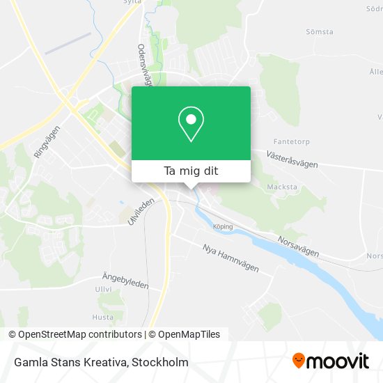 Gamla Stans Kreativa karta