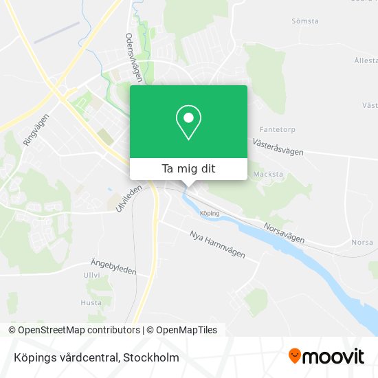 Köpings vårdcentral karta