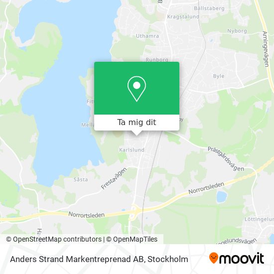 Anders Strand Markentreprenad AB karta
