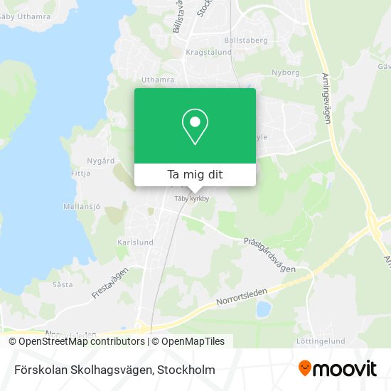 Förskolan Skolhagsvägen karta