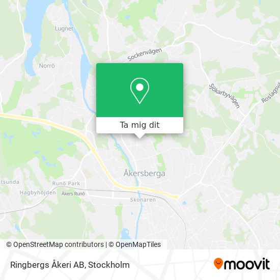 Ringbergs Åkeri AB karta