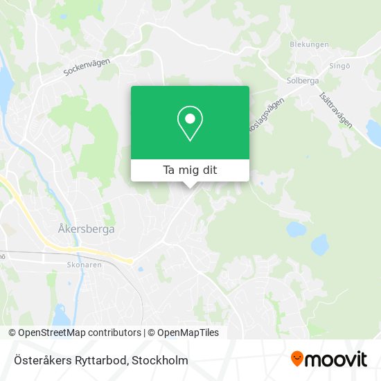 Österåkers Ryttarbod karta