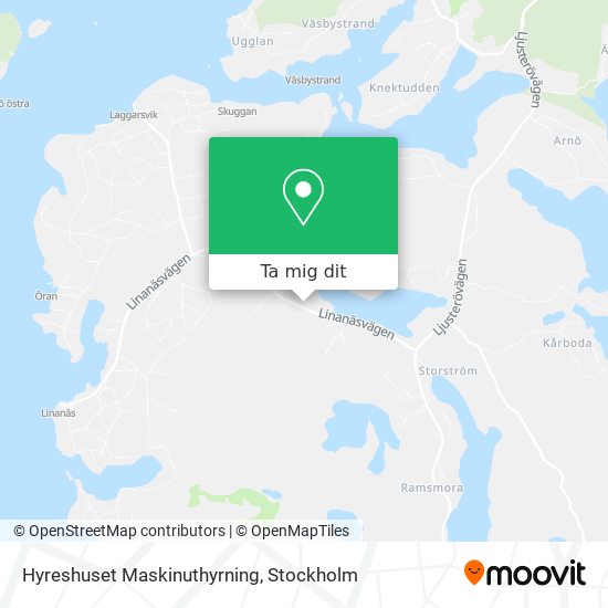 Hyreshuset Maskinuthyrning karta