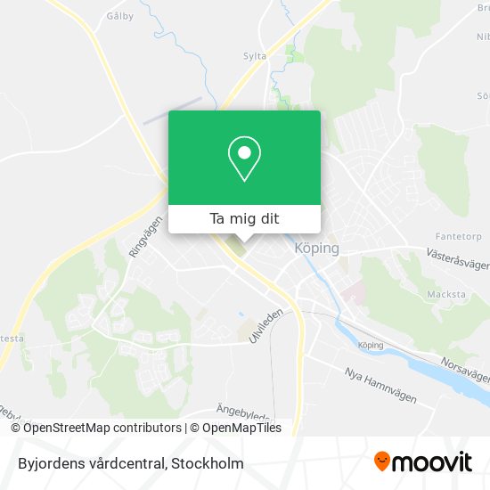 Byjordens vårdcentral karta