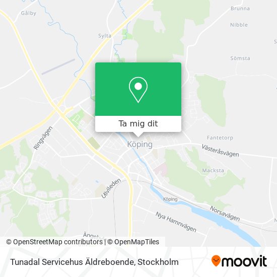 Tunadal Servicehus Äldreboende karta