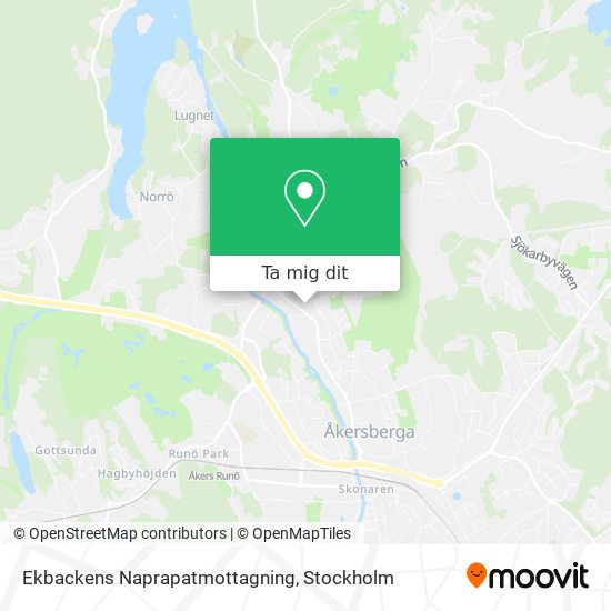 Ekbackens Naprapatmottagning karta